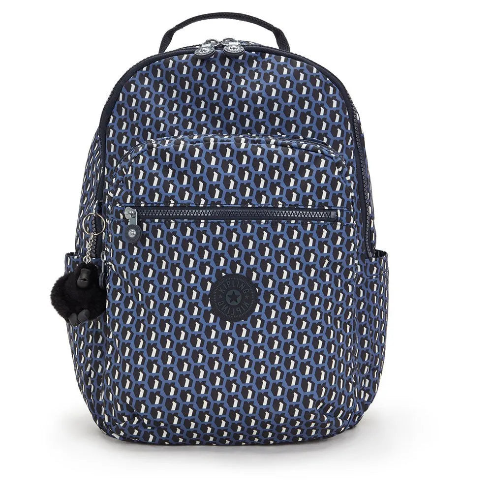 Mochila Kipling Seoul Grande 15" Laptop Backpack - 3D K BLUE