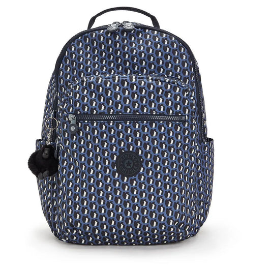 Mochila Kipling Seoul Grande 15" Laptop Backpack - 3D K BLUE