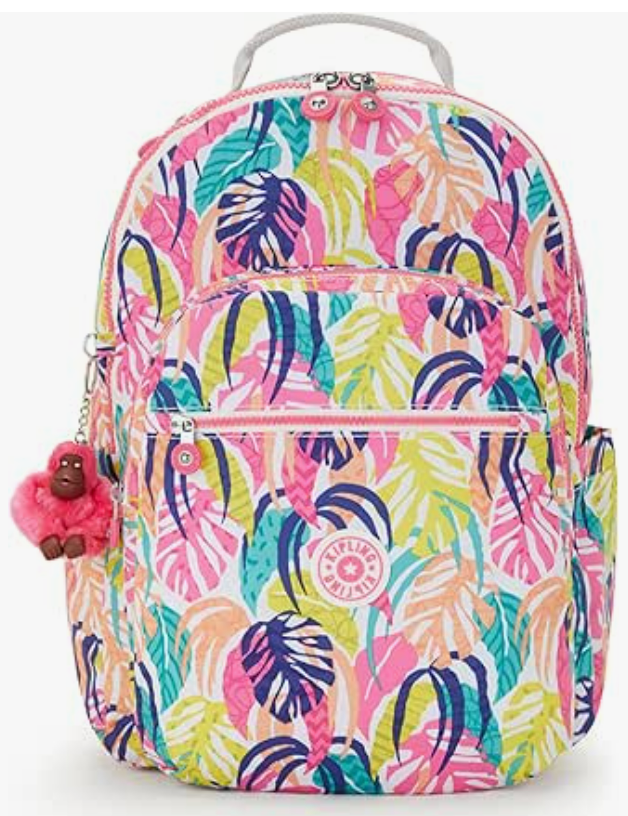 Mochila Kipling Seoul Grande 15" Backpack - PACEFUL JUNGLE PRINTED