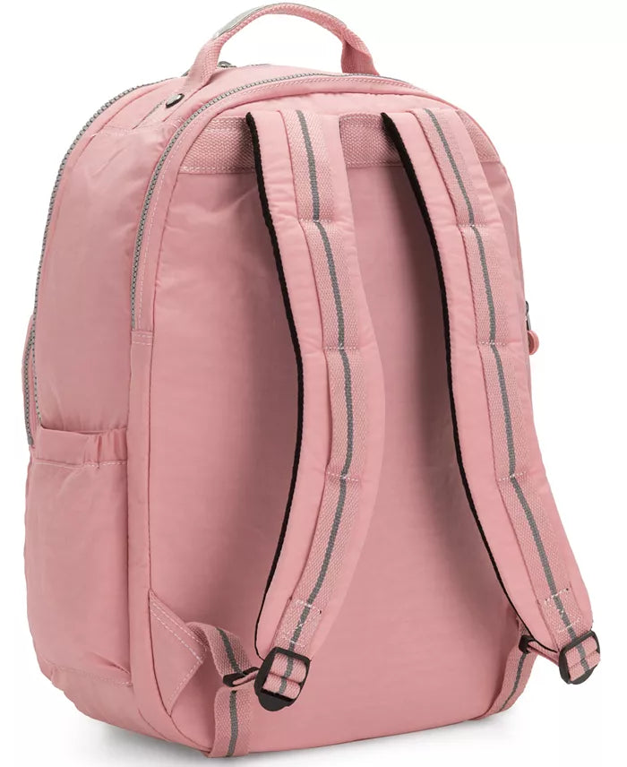 Mochila Kipling Seoul Extra Grande 17" Laptop Backpack - BRIDAL ROSE