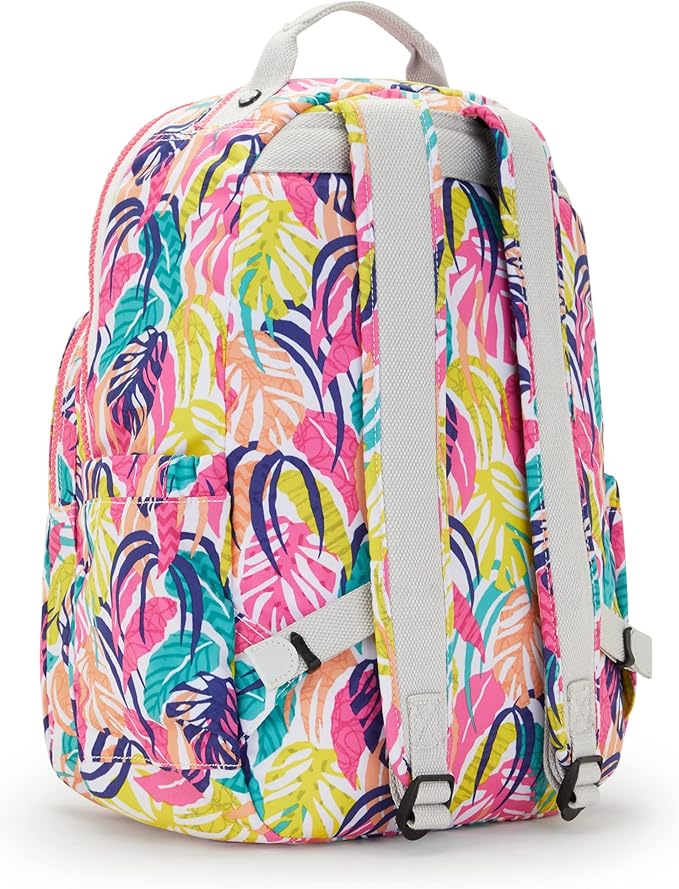 Mochila Kipling Seoul Grande 15" Backpack - PACEFUL JUNGLE PRINTED