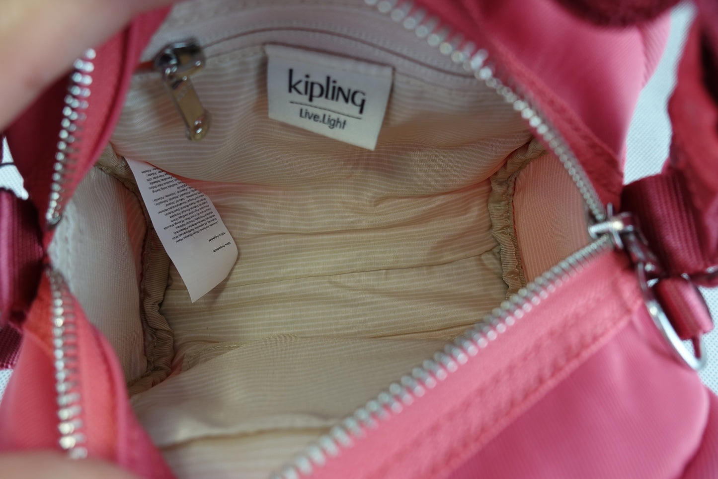 Bolsa Kipling Jesper Mini Crossbody Bag NATURAL CORAL