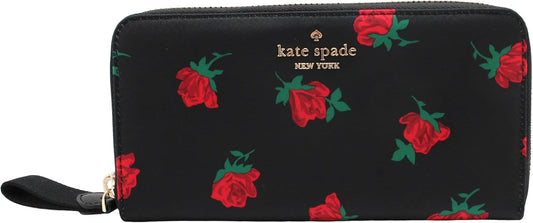Cartera Kate Spade Chelsea Rose Toss Printed Large Continental Wallet