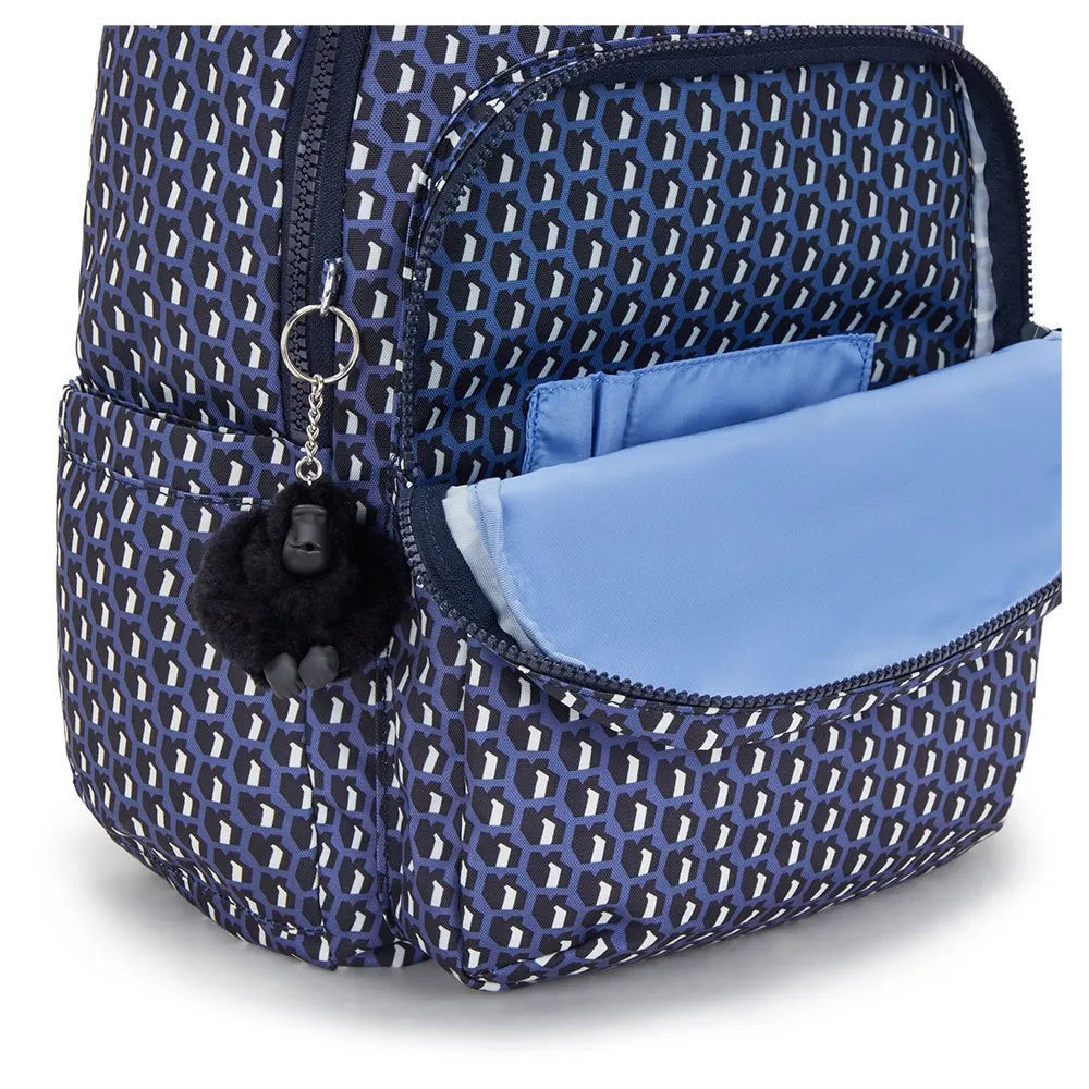 Mochila Kipling Seoul Grande 15" Laptop Backpack - 3D K BLUE