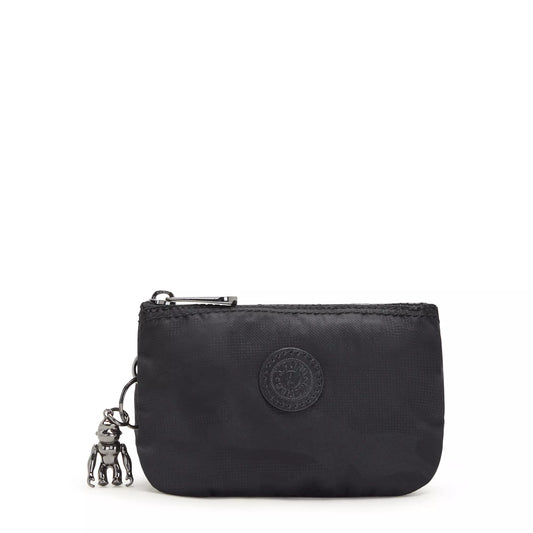 Monedero Kipling Creativity Small Pouch Negro Camo Embossed