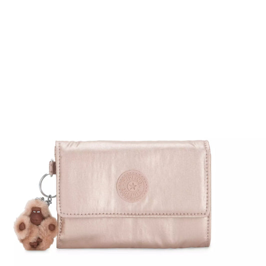 Cartera Kipling Pixi Medium Organizer Wallet Quartz Metallic