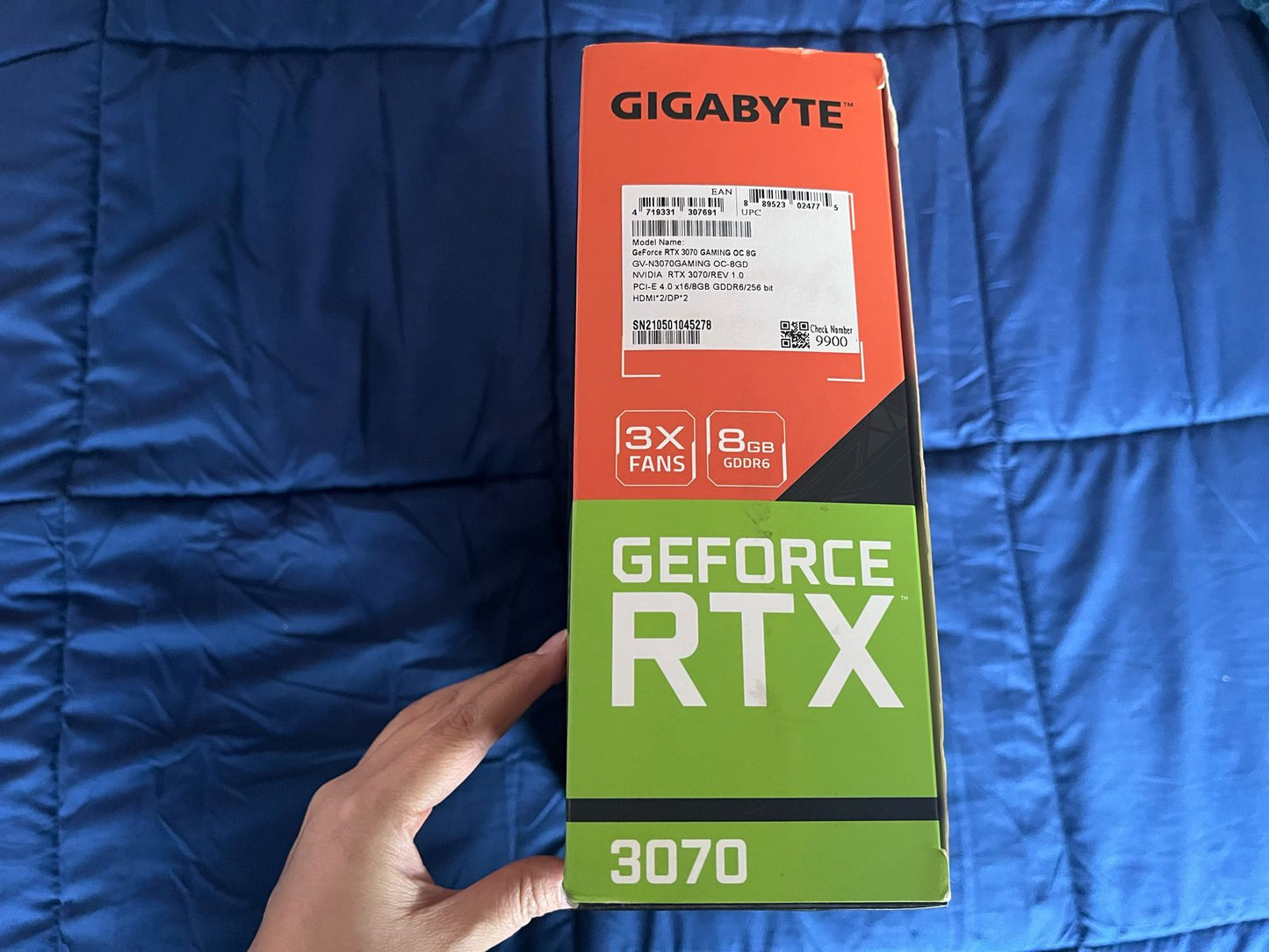 Tarjeta De Video Geforce Rtx 3070 Gigabyte Nvidia 3xfans 8gb