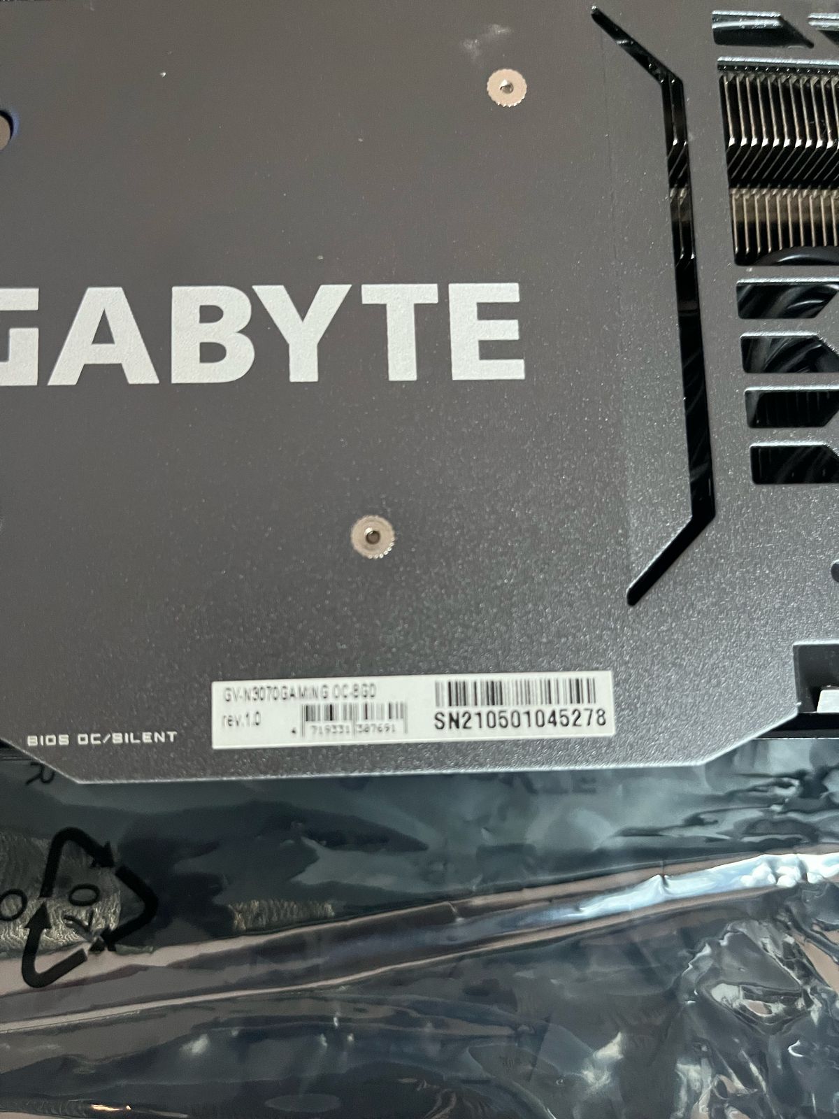Tarjeta De Video Geforce Rtx 3070 Gigabyte Nvidia 3xfans 8gb