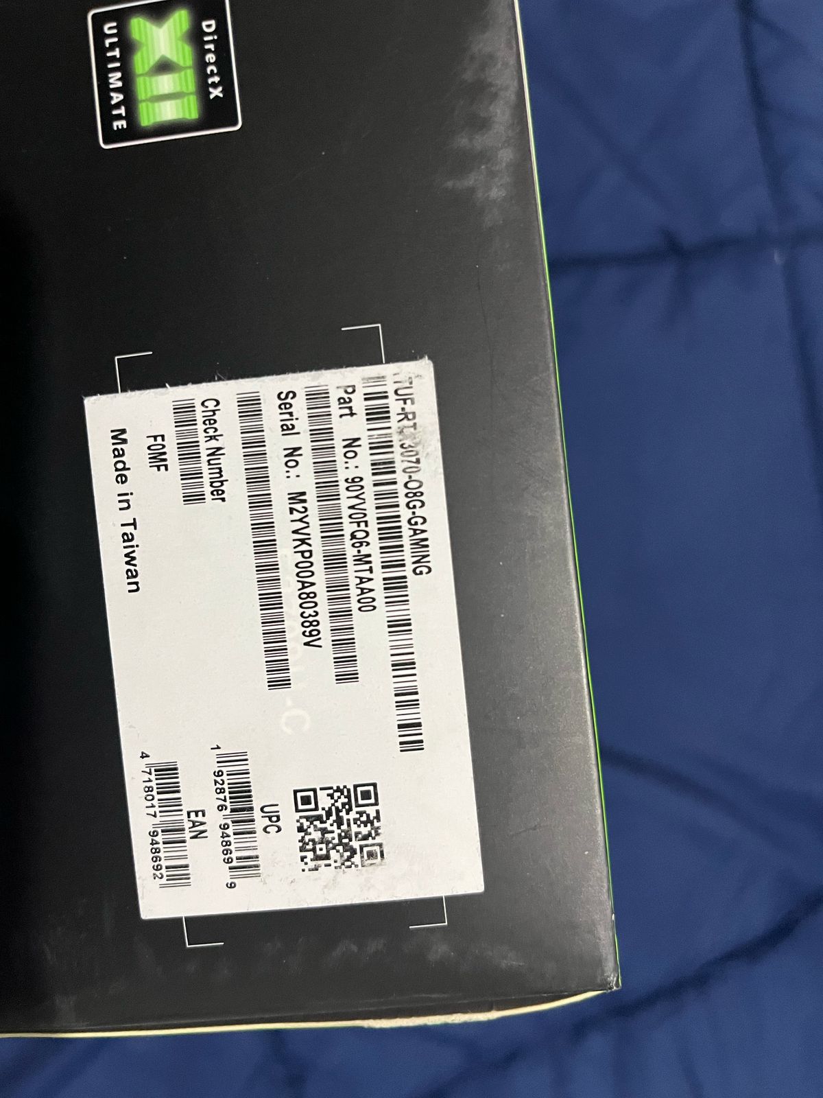 Tajeta de video TUF Gaming GeForce RTX™ 3070