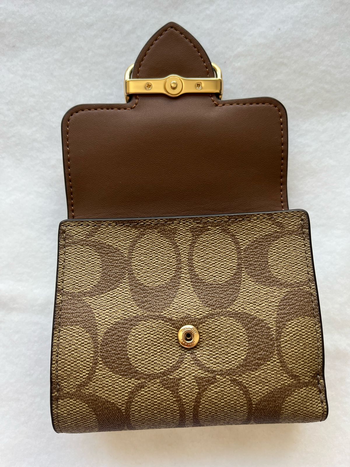 Cartera Coach Small Morgan Wallet - MARRÓN CLARO