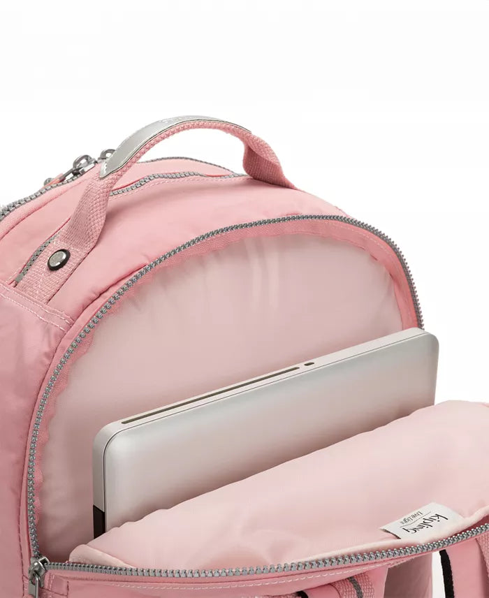 Mochila Kipling Seoul Extra Grande 17" Laptop Backpack - BRIDAL ROSE
