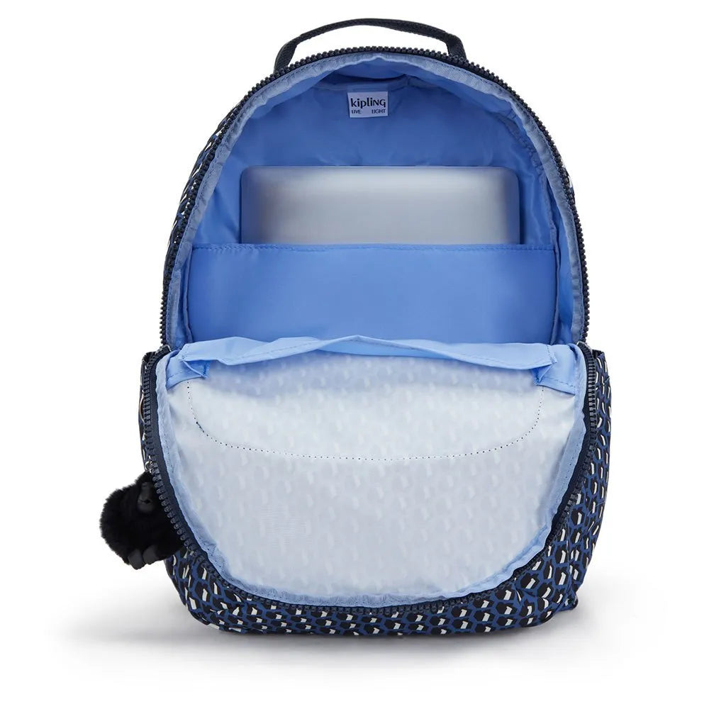 Mochila Kipling Seoul Grande 15" Laptop Backpack - 3D K BLUE
