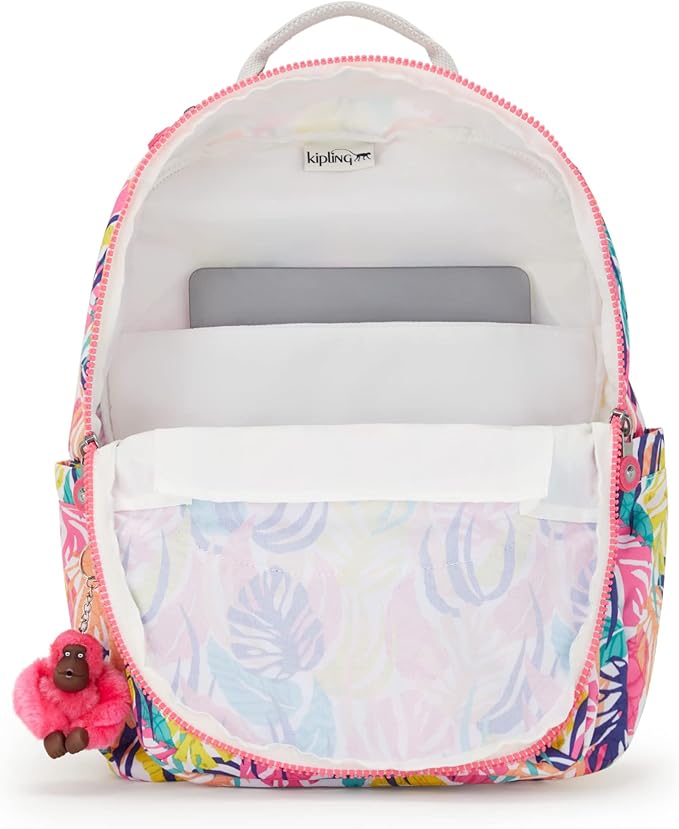 Mochila Kipling Seoul Grande 15" Backpack - PACEFUL JUNGLE PRINTED