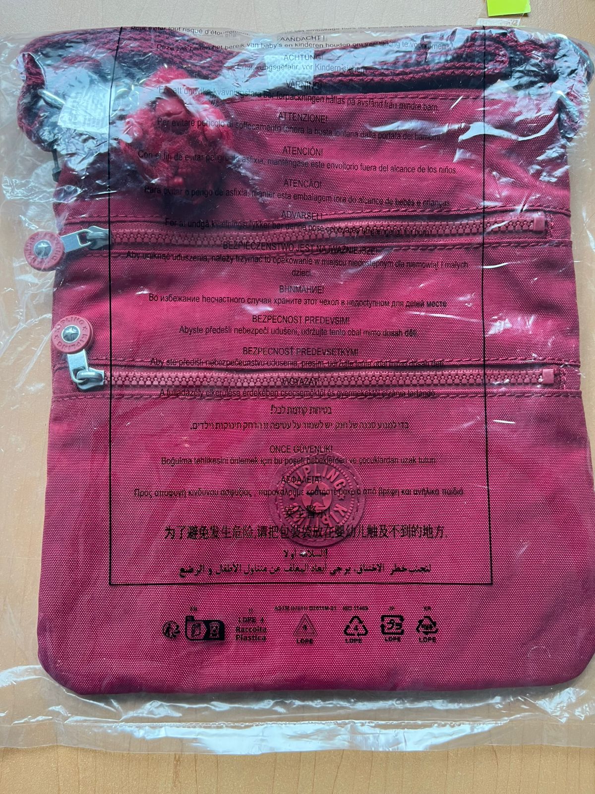 Bolsa Kipling Keiko Funky Red