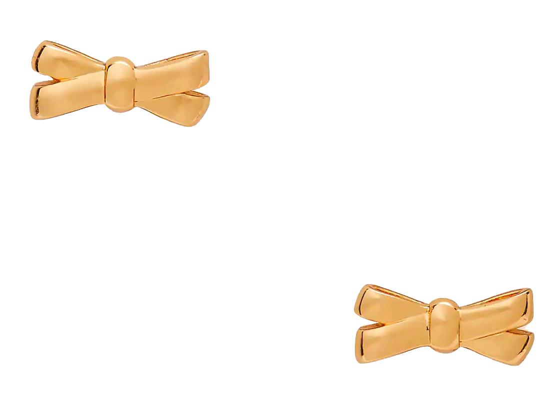 Aretes Kate Spade Double Bow Studs