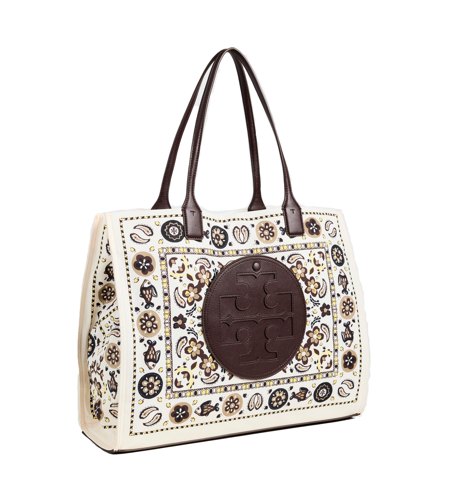 Tory Burch Ella Printed Tote Bag Beige