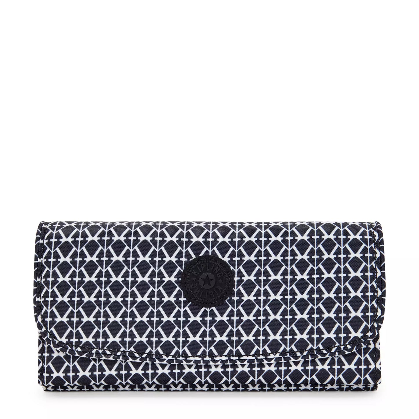Cartera Kipling Money Land - Signature Print Negro