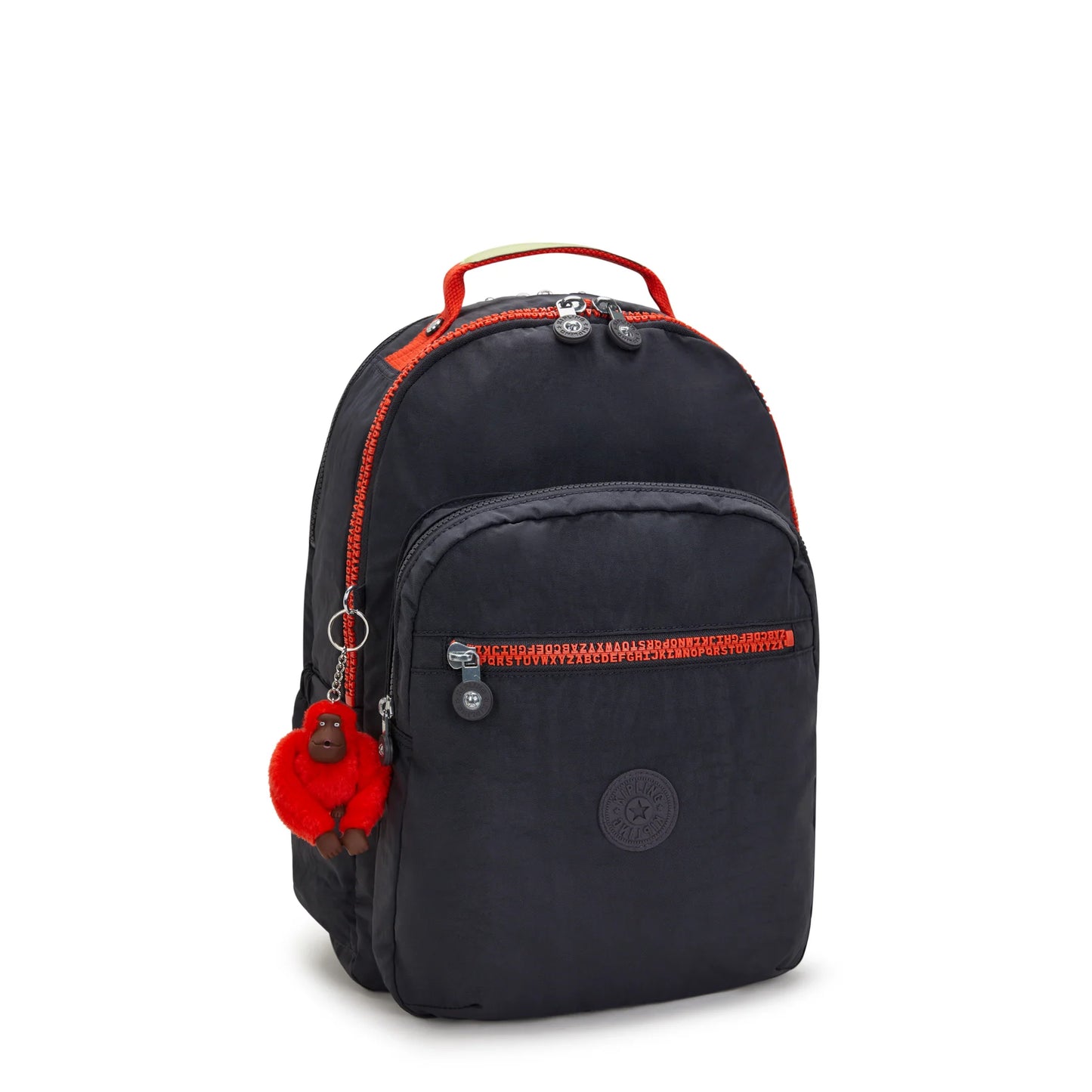 Mochila Kipling Seoul Grande Negro - Iron Letter Fun