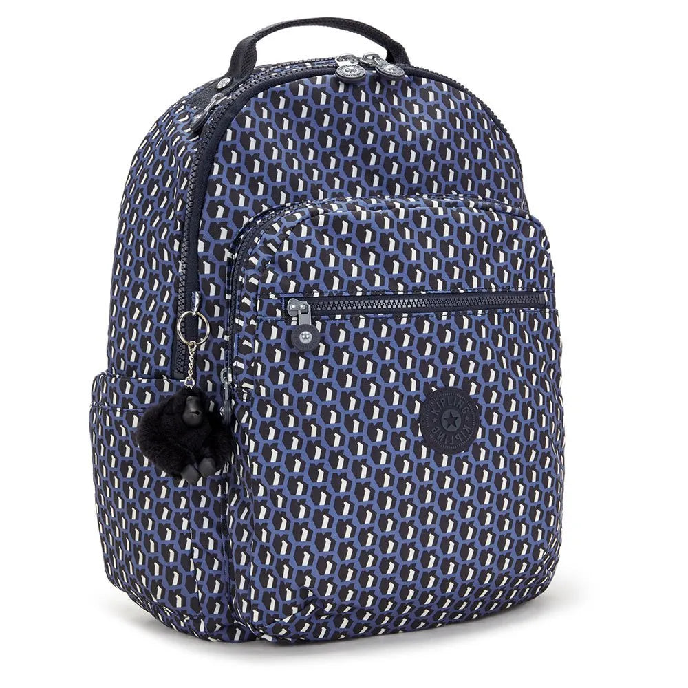 Mochila Kipling Seoul Grande 15" Laptop Backpack - 3D K BLUE