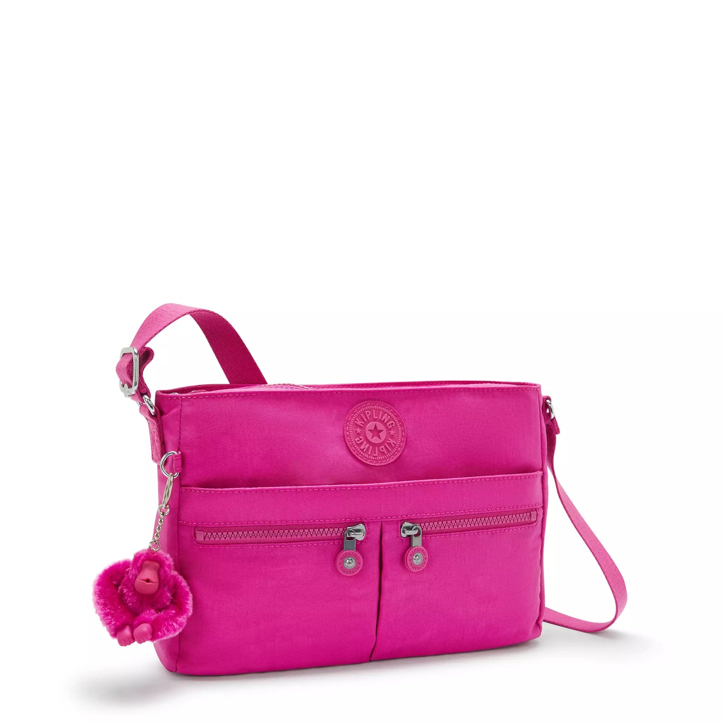 Bolsa Kipling New Angie Crossbody Rosa Fuchsia