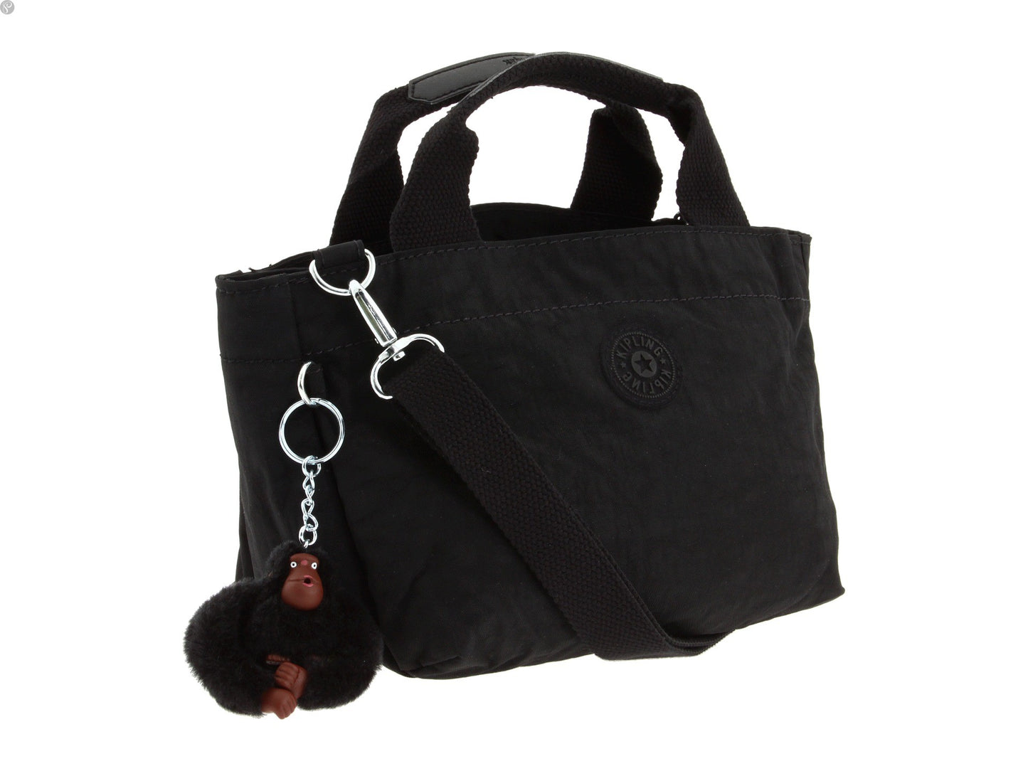 Bolsa Kipling Sugar S II Mini Crossbody Negra Chango Peludo