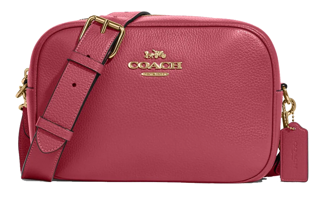 Bolsa Coach Jamie Camera Bag- Gold/Rouge