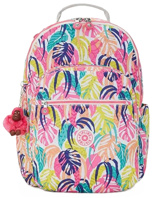 Mochila Kipling Seoul Grande 15" Backpack - PACEFUL JUNGLE PRINTED