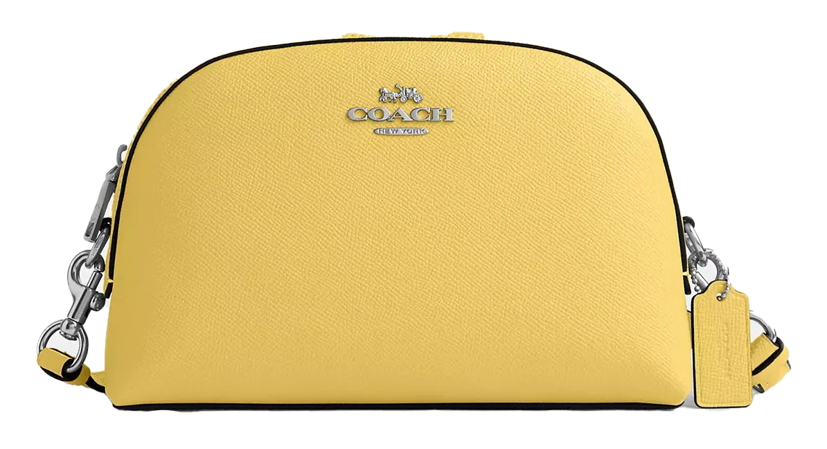 Bolsa Coach Madi Crossbody - Silver/Daisy