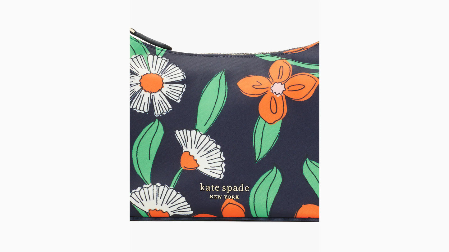 Bolsa Kate Spade The Litte Better Sam Daisy Vines Small Shoulder Bag - Rich Navy Multi