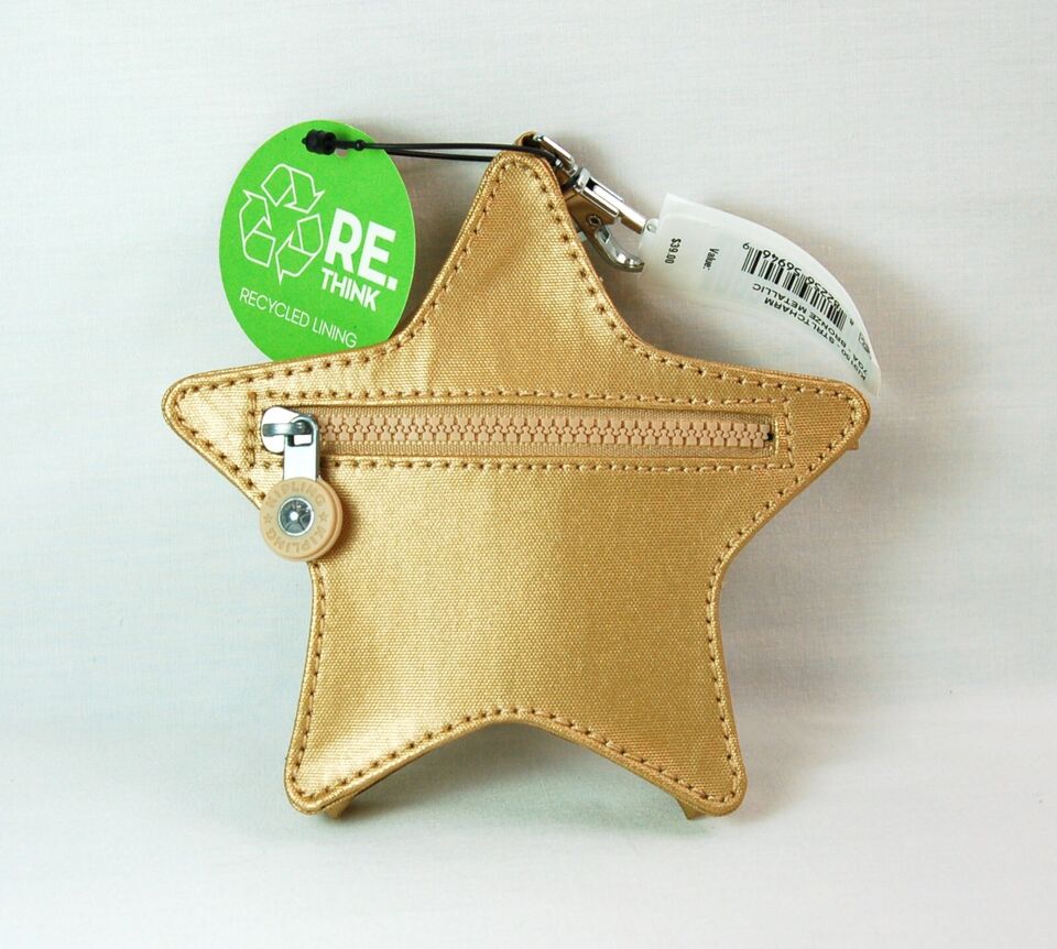 Monedero Kipling Starlette Keychain Dorada
