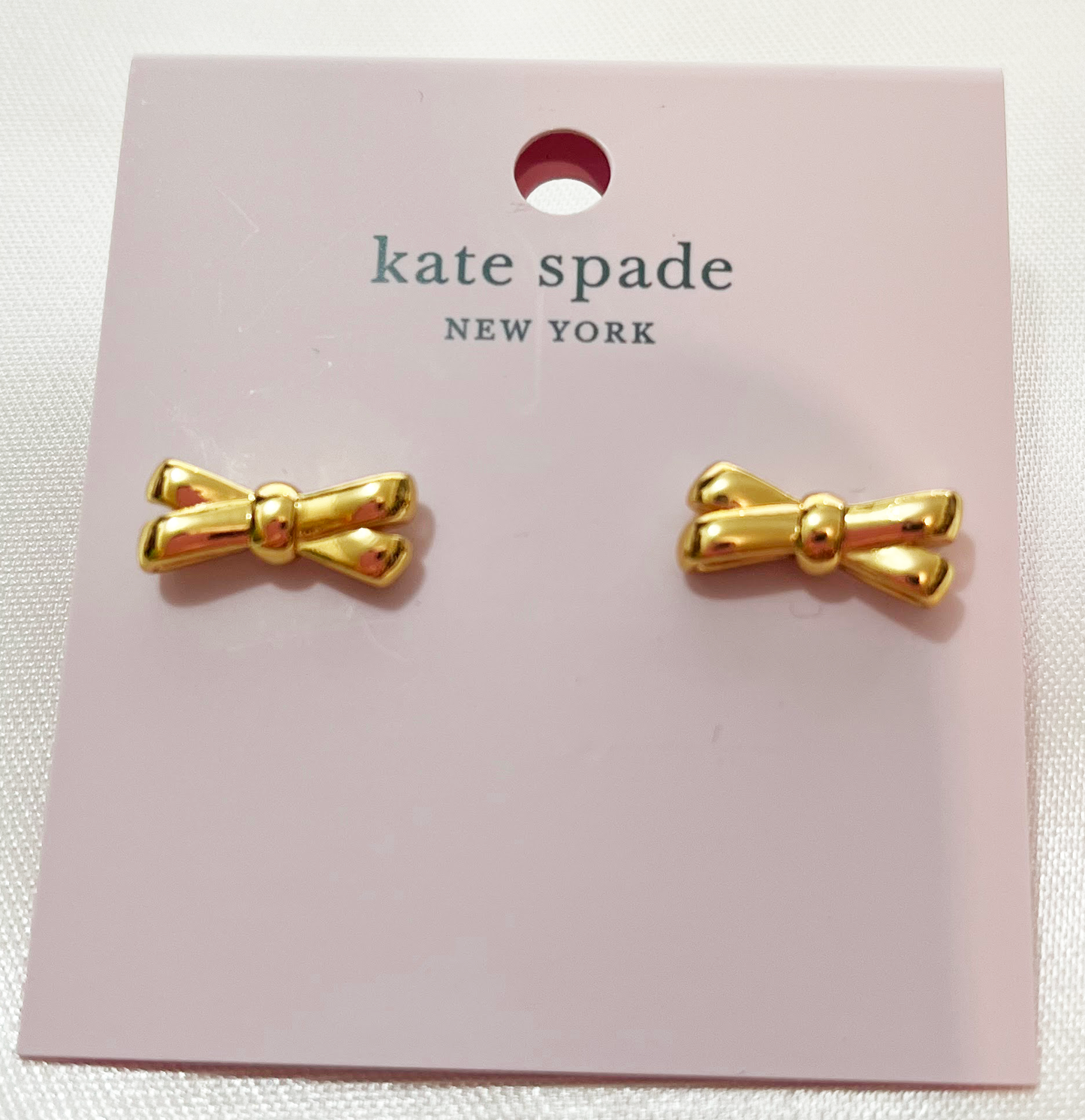 Aretes Kate Spade Double Bow Studs