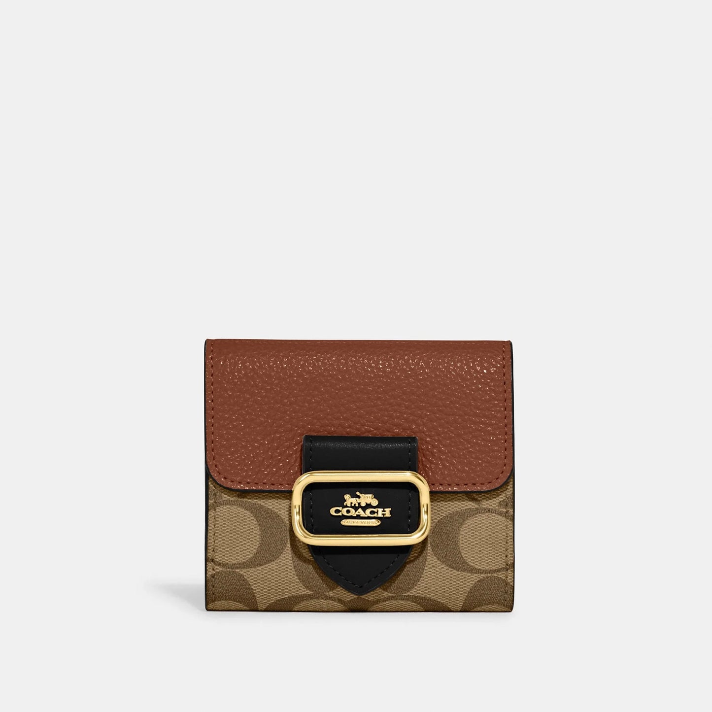 Cartera Coach Small Morgan Wallet - MARRÓN CLARO
