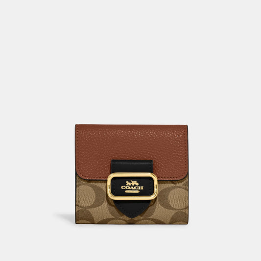 Cartera Coach Small Morgan Wallet - MARRÓN CLARO