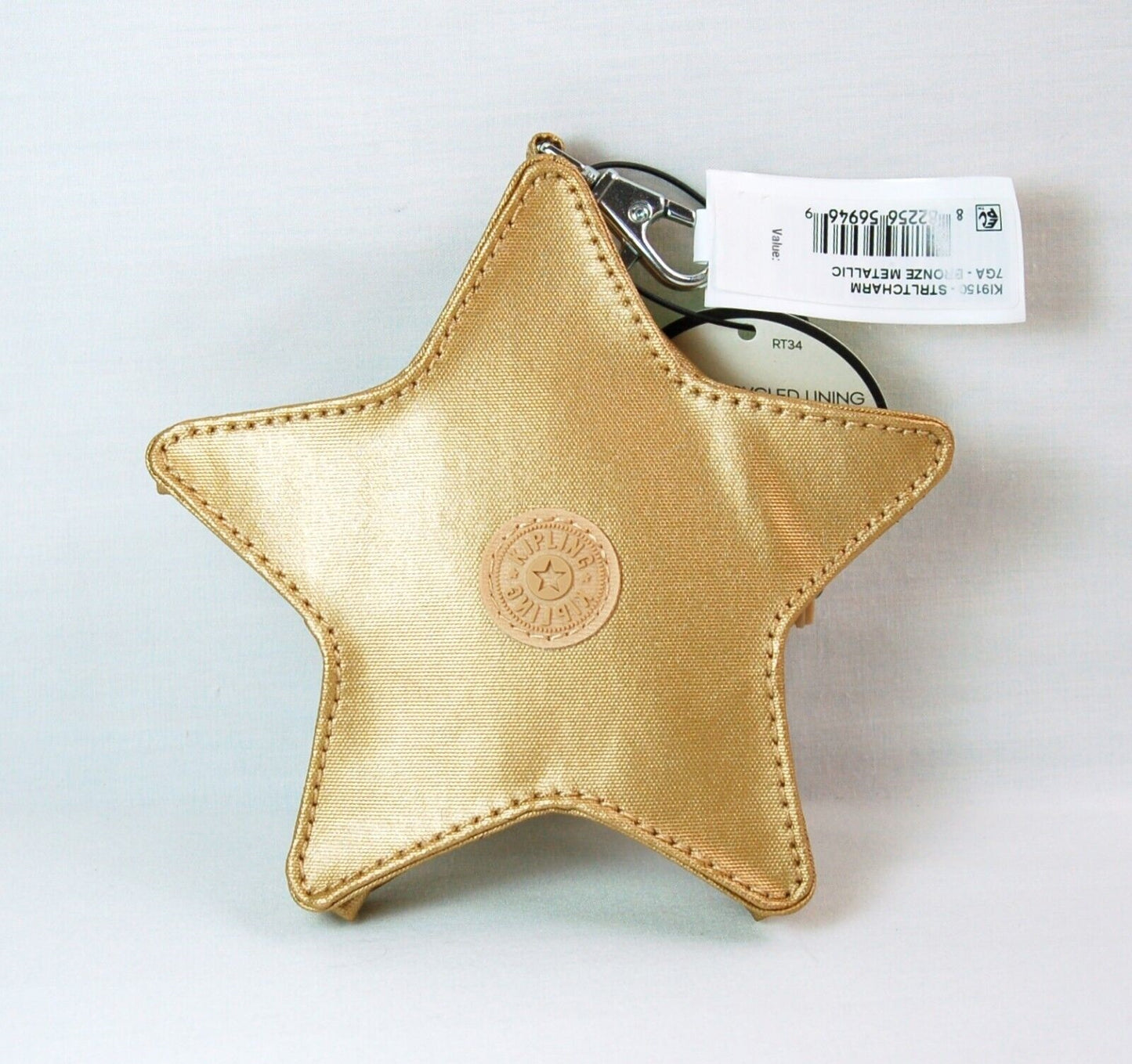 Monedero Kipling Starlette Keychain Dorada