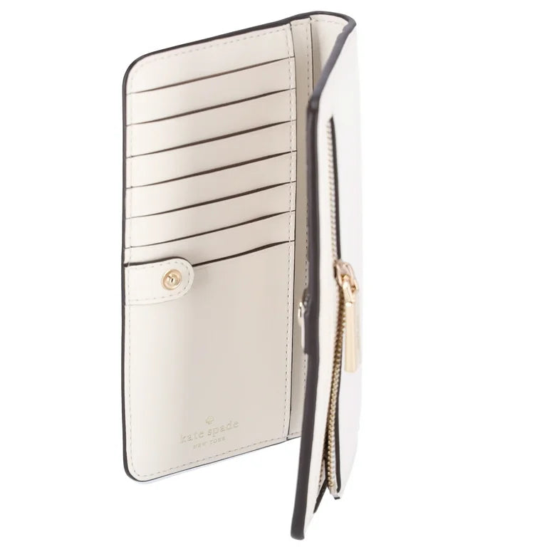 Cartera Kate Spade Large Slim Bifold Coffe Break Cream