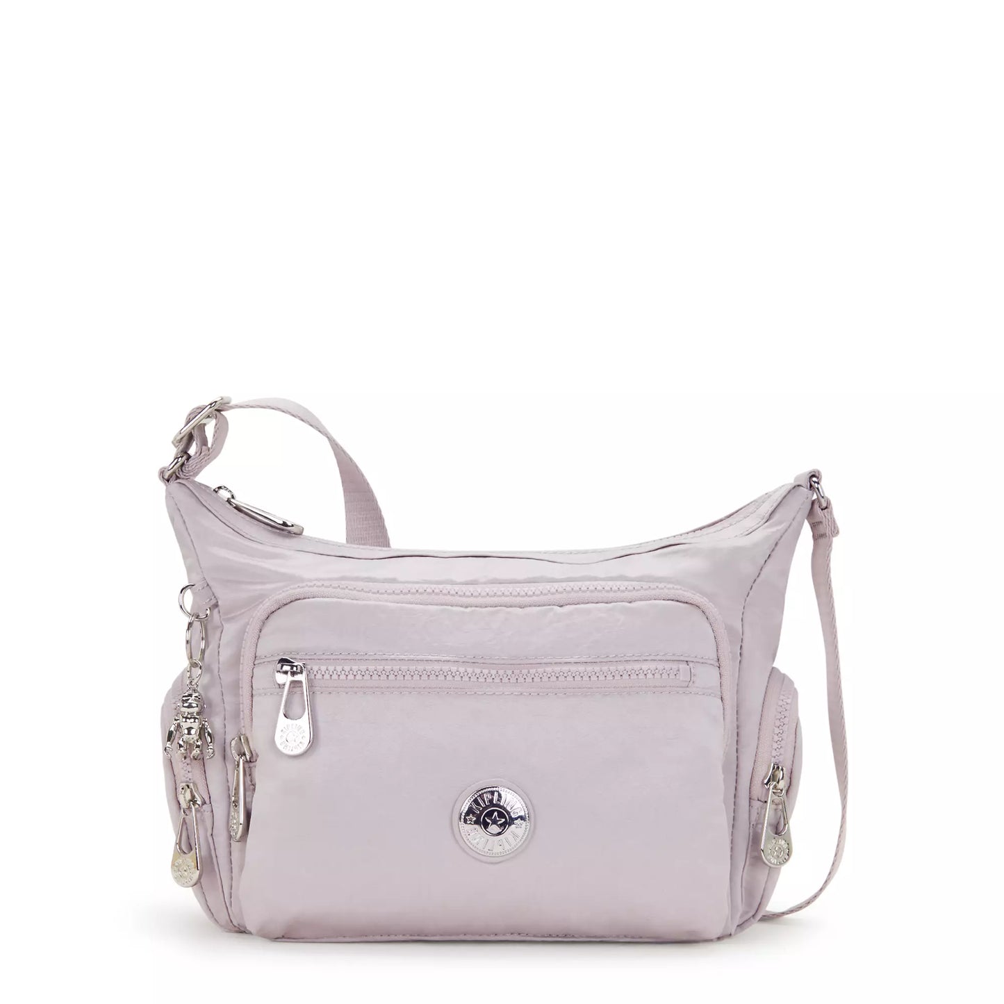 Bolsa Kipling Gabbie Small Crossbody Bag - Gleam Silver