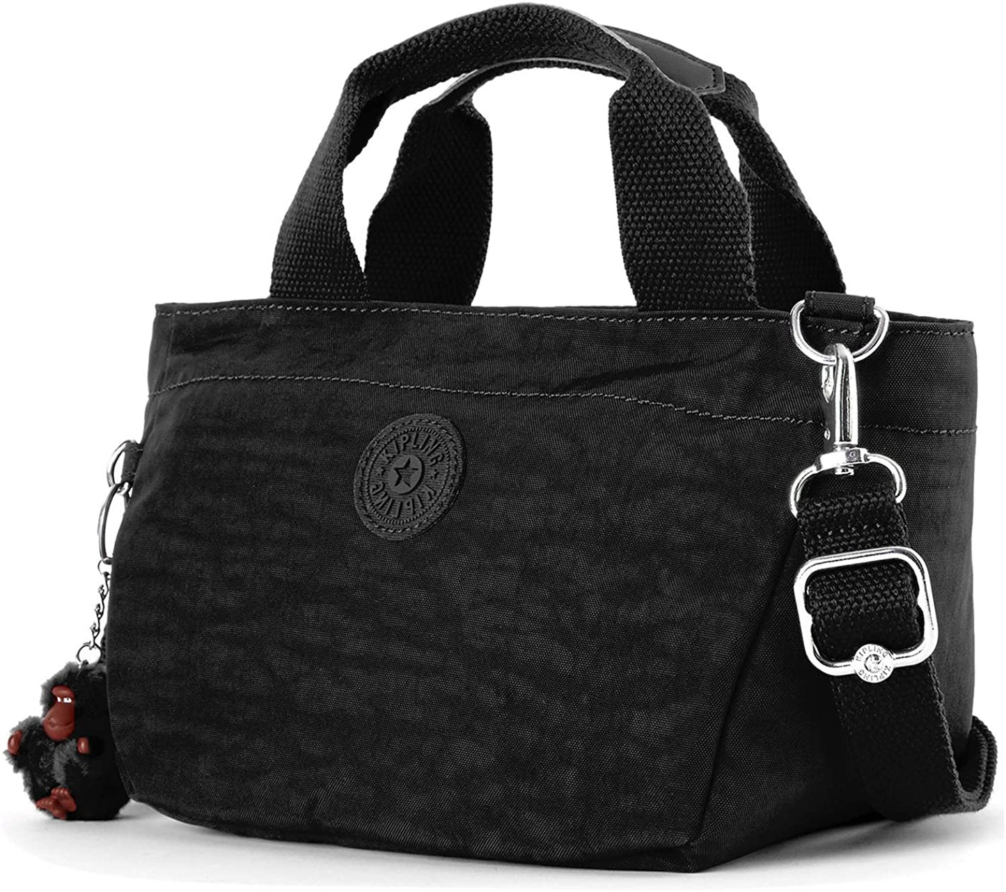 Bolsa Kipling Sugar S II Mini Crossbody Negra Chango Peludo