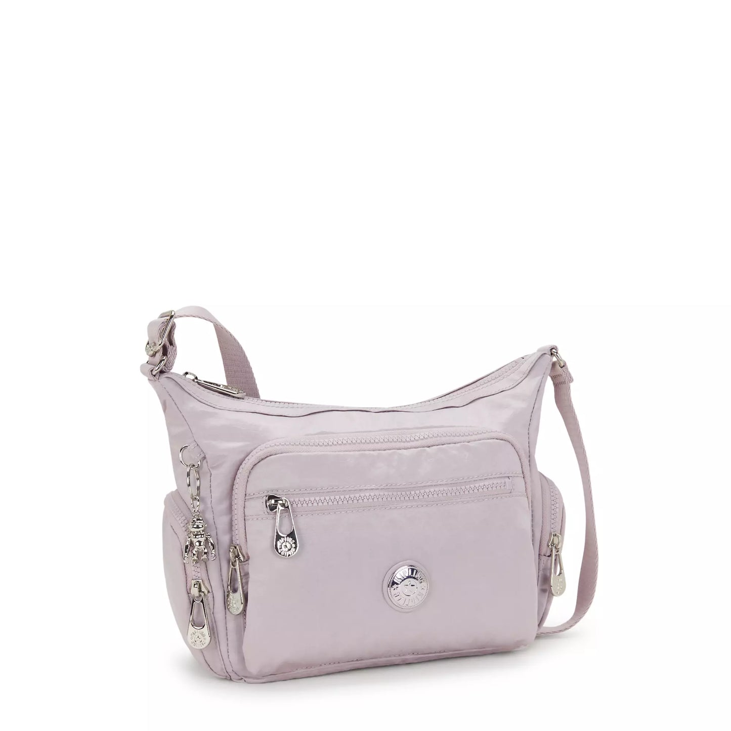 Bolsa Kipling Gabbie Small Crossbody Bag - Gleam Silver