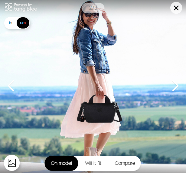 Bolsa Kipling Sugar S II Mini Crossbody Negra Chango Peludo