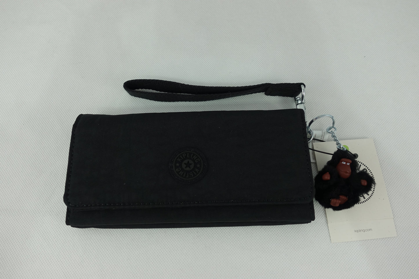Cartera Kipling Rubi Large Wristlet Wallet Negro