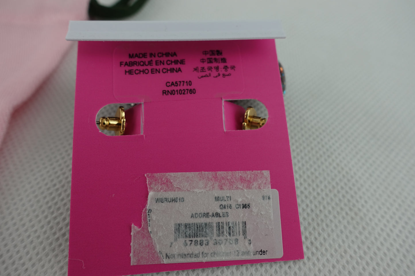 Aretes Kate Spade Glitter 41mm Hoop Earrings Colores