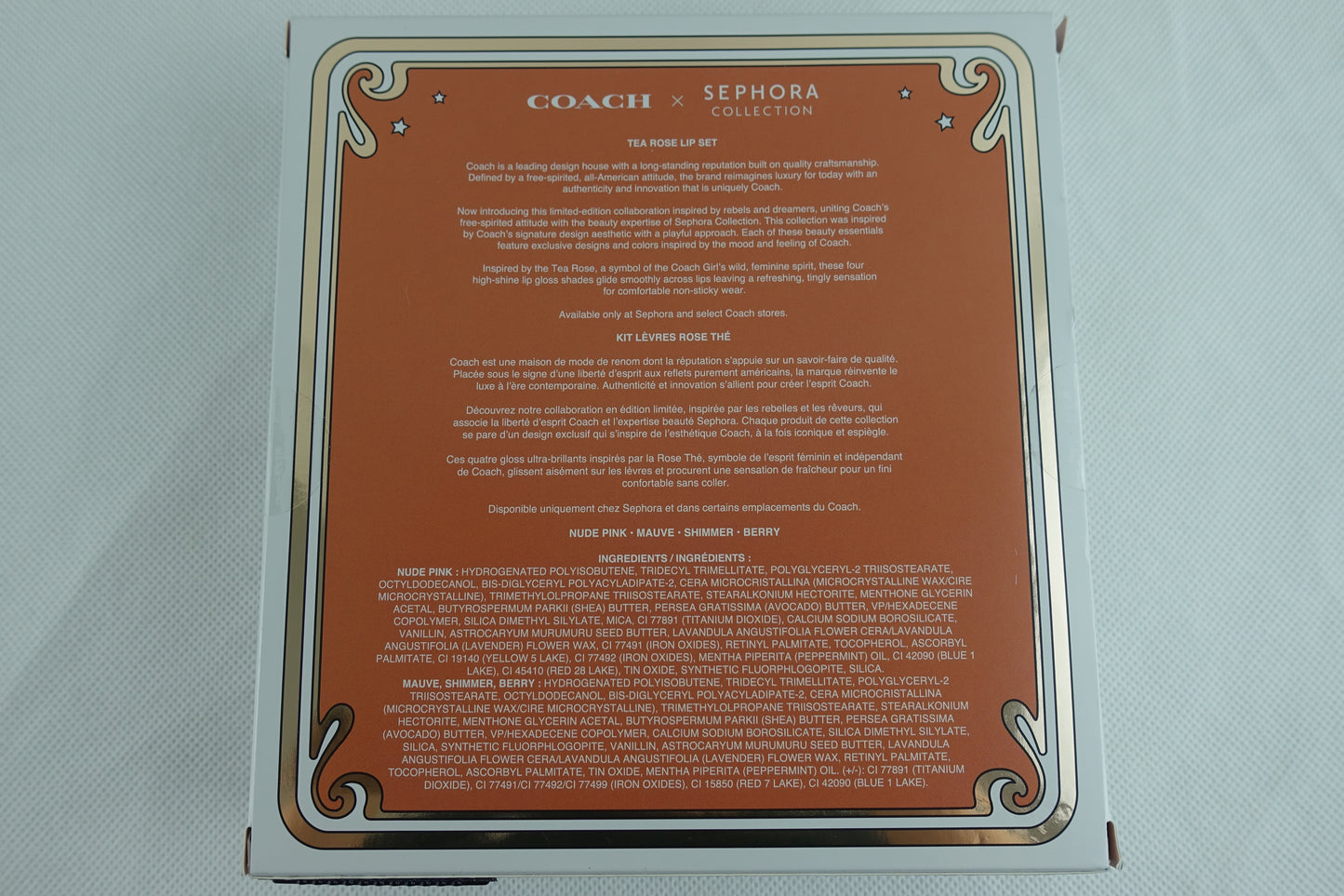 Coach X Sephora Collection Tea Rose Lip Gloss Set