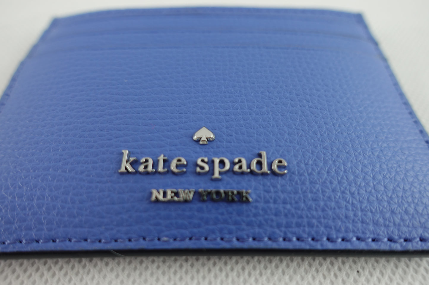 Tarjetero Kate Spade Darcy Refined Grain Leather Azul
