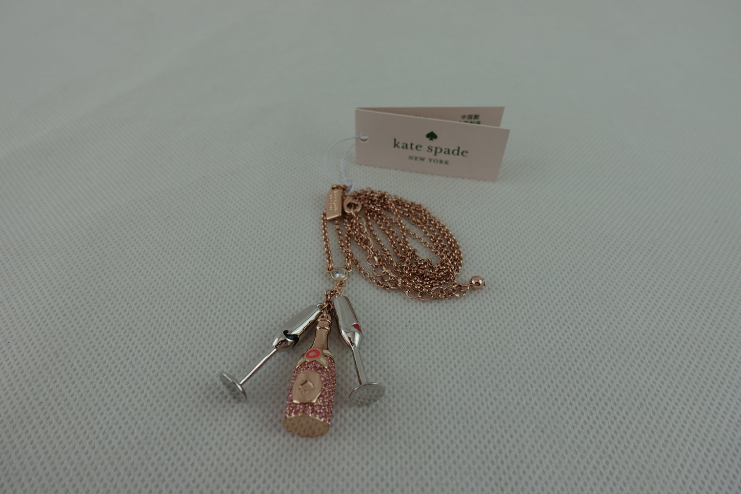 Dije Collar Kate Spade Make Magic Champagne Cluster Pendant