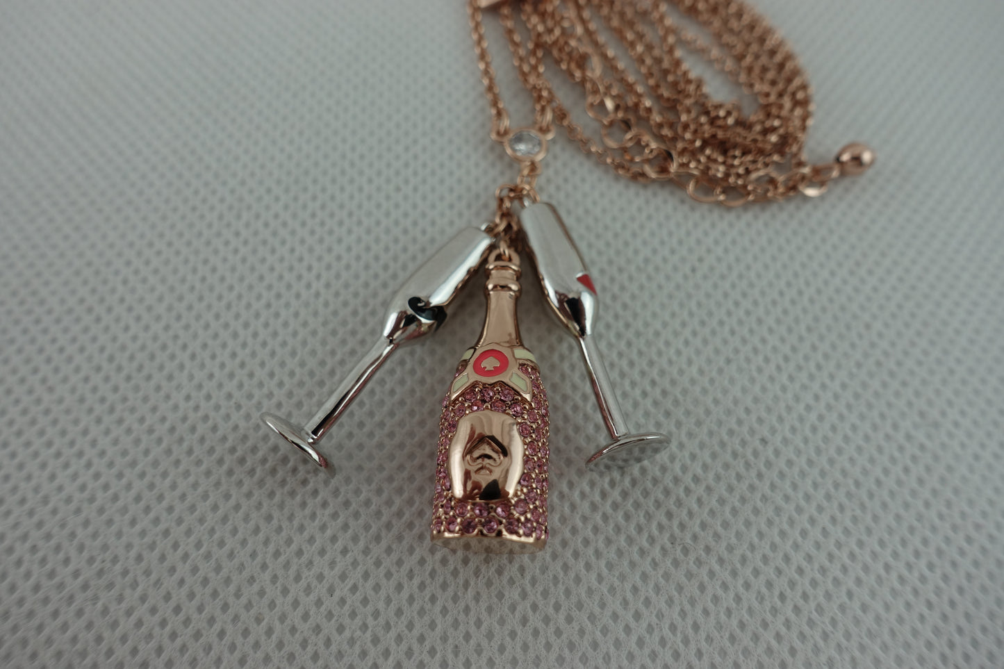 Dije Collar Kate Spade Make Magic Champagne Cluster Pendant