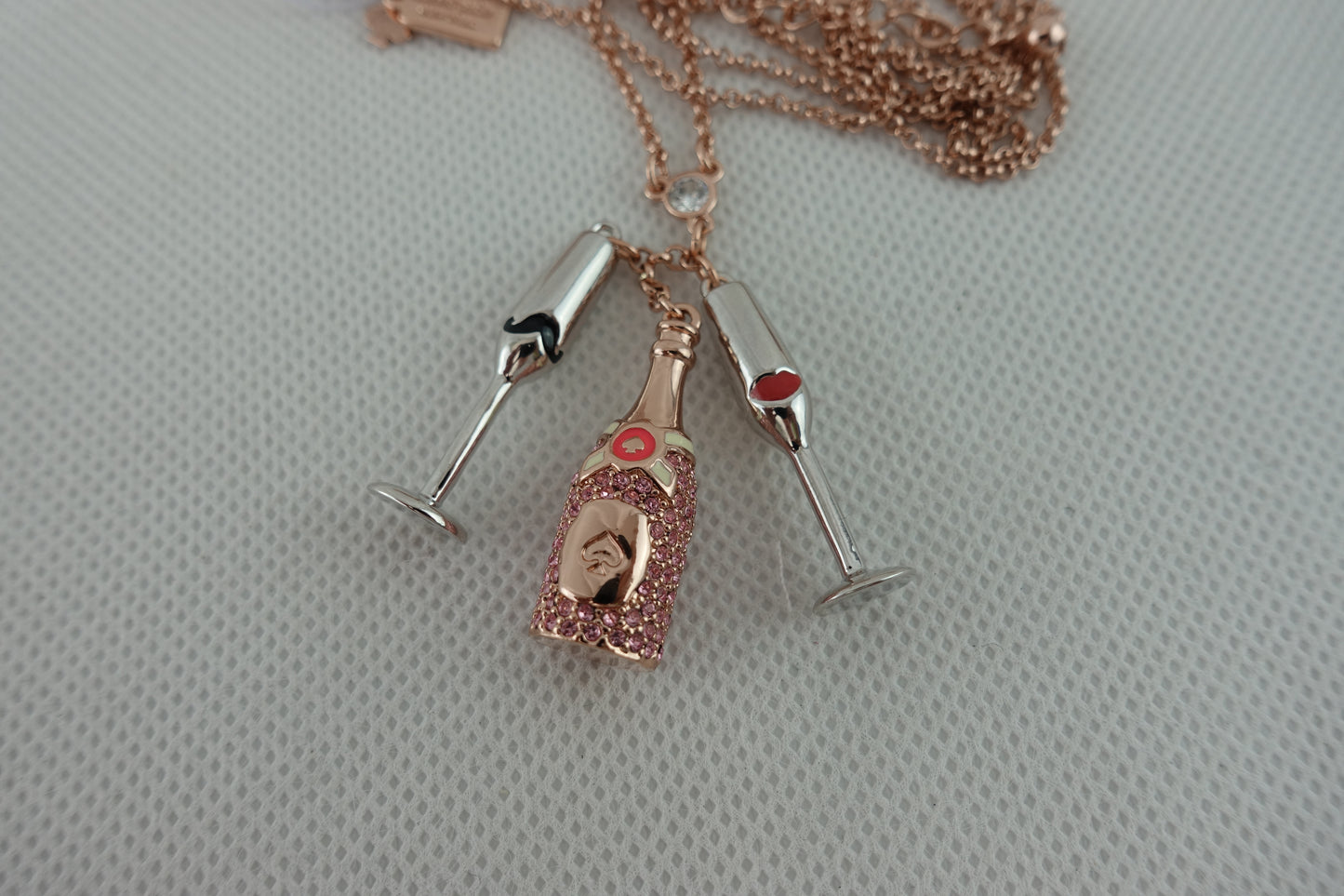 Dije Collar Kate Spade Make Magic Champagne Cluster Pendant