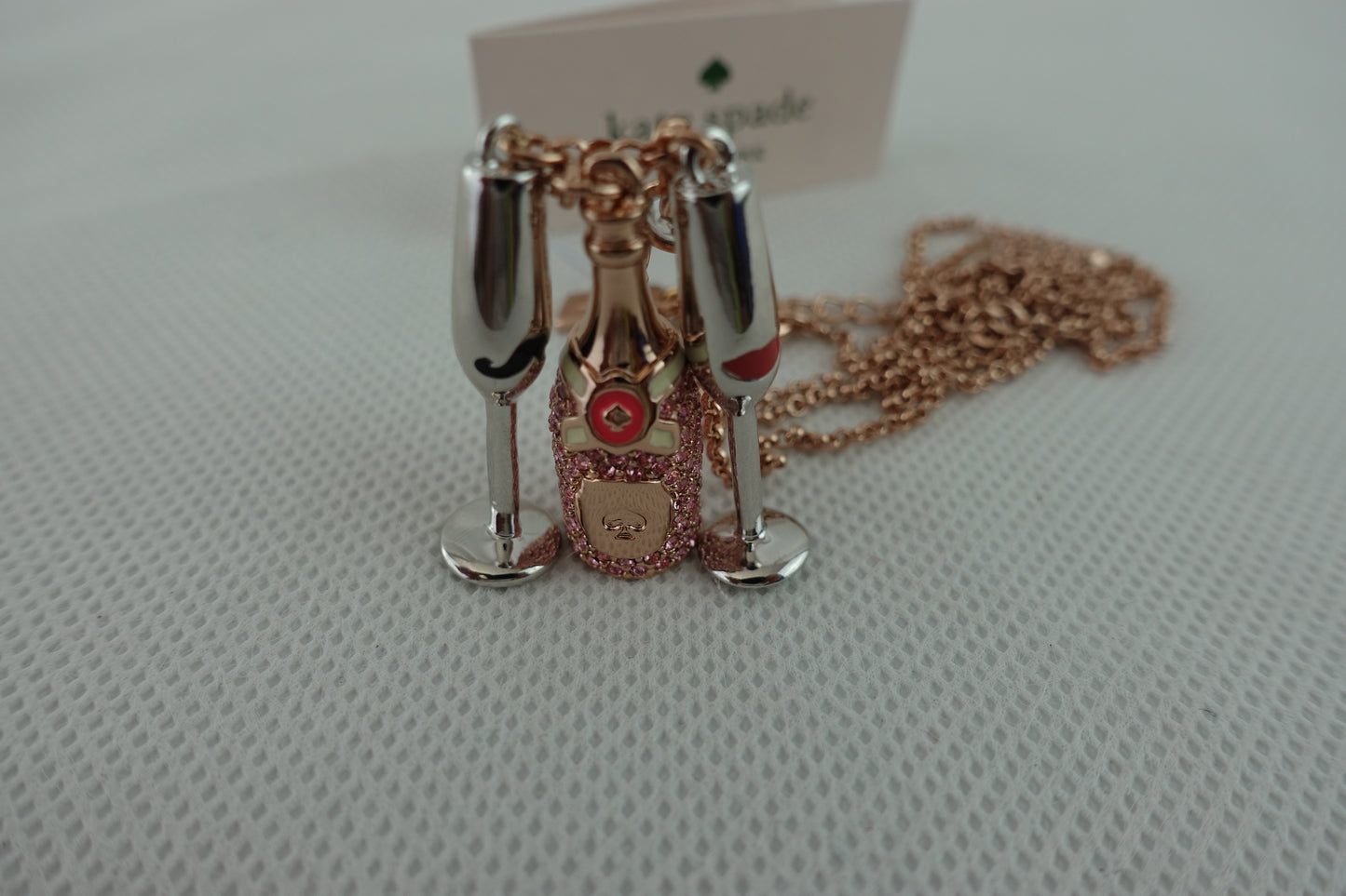 Dije Collar Kate Spade Make Magic Champagne Cluster Pendant