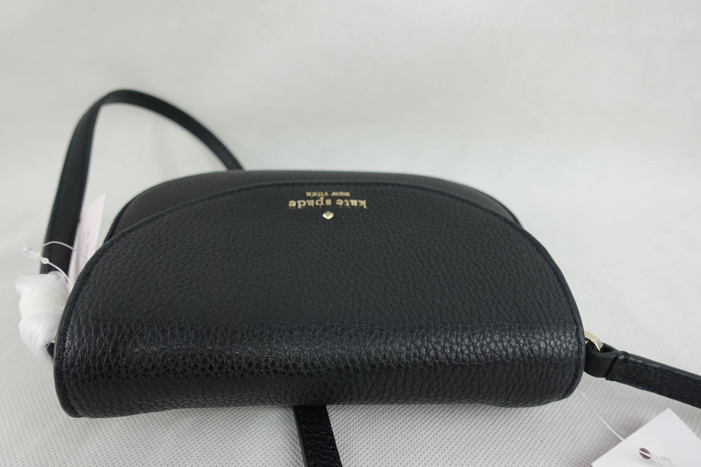 Bolsa Kate Spade Leila Mini Flap Crossbody - Negro