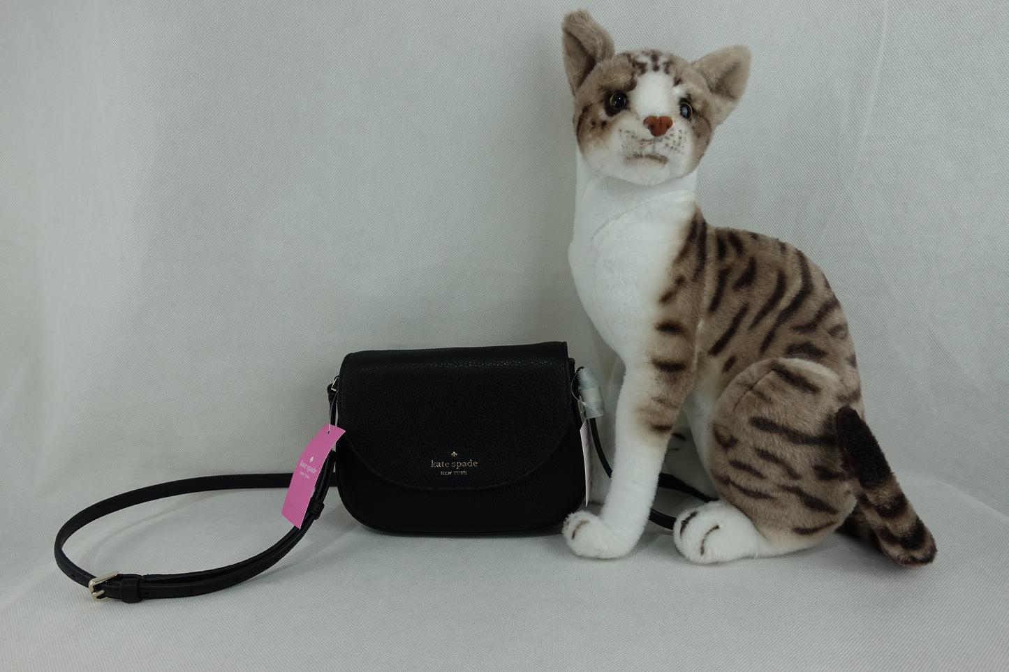 Bolsa Kate Spade Leila Mini Flap Crossbody - Negro