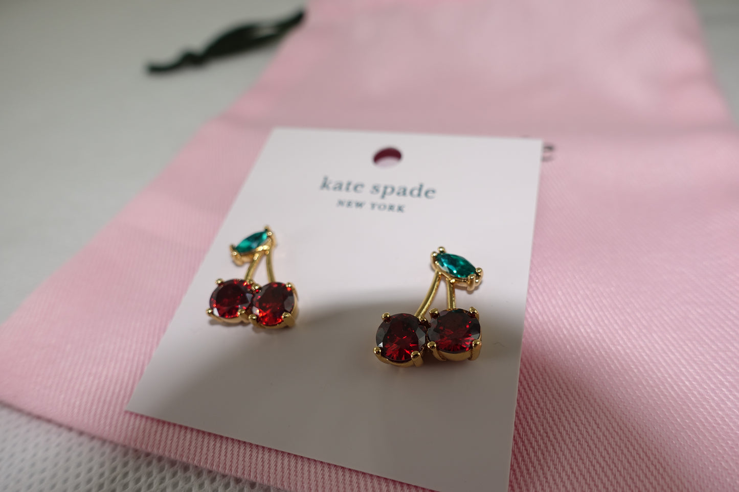 Aretes Kate Spade Ma Cherie Cherry Studs